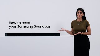 How to reset your Samsung Soundbar [upl. by Mariska]