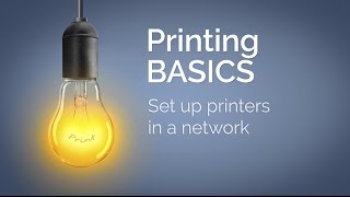 How to set up printer for a network 01 [upl. by Htiek]