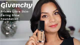 Givenchy Prisme Libre Skin Caring Glow Foundation Review [upl. by Bible]