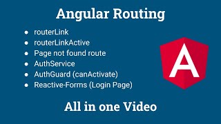 Angular Routing  LazyLoading  AuthGuard  multiple routeroutlet  all in one video [upl. by Oletha841]