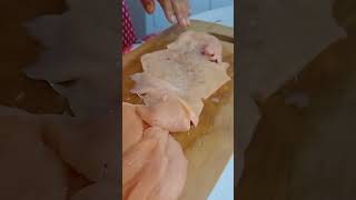 Alverjita partida con Milanesa shorts asmr food [upl. by Nosauq272]