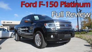 2013  2014 Ford F150 Platinum Full Review [upl. by Drhcir]