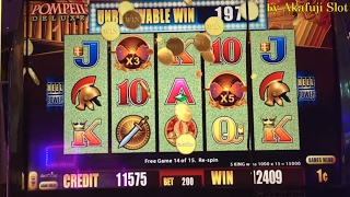 100 Live Play Series 6★PompeII Legends Deluxe Slot Machine Barona Casino Akafujislot [upl. by Juditha487]