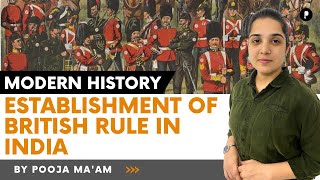 Establishment of British rule in India  How Britishers ended Mughal empire  ParchamClasses​ [upl. by Seidule]