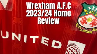 ZVBest1com Wrexham AFC 2324 Home Football Shirt Soccer Jersey Review DHGate [upl. by Bagger]