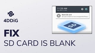 6 Free Ways Fix SD Card Is Blank or Has Unsupported File System  Recover Data from Blank SD Card [upl. by Mot]