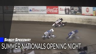 Skagit Speedway Summer Nationals 360 Sprint Car AMain  July 26 2024 [upl. by Lienhard]