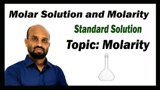 Lesson 1 Molar Solution amp Molarity  Topic Molarity  Quantitative Chemistry [upl. by Fife]