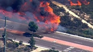 Southern California wildfires prompt mass evacuations [upl. by Alic]