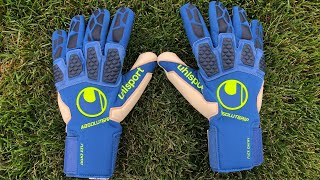 Goalkeeper Glove Review Uhlsport Hyperact Absolutgrip Reflex Cut [upl. by Buckler]