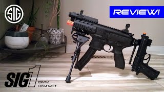 Sig1 MPX Airsoft  Review [upl. by Mortensen]