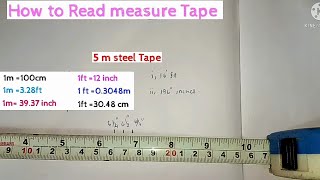 Tape measurement Explained in Tamil  How to read measure inches feet cm meter in Tape Tamil [upl. by Eran64]