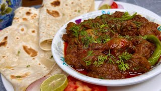 My Husband’s Favourite❤️Homemade Rumali Roti With Delicious Mutton Fry Masala❤️A Must Try Recipe [upl. by Kcirred928]