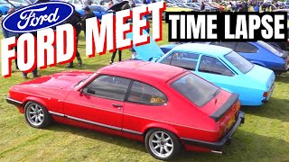 FORD MEET at Squires April 2024 TIME LAPSE [upl. by Seve]