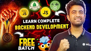 Become Job Ready In 2024 🤔 FREE Backend Development Course Beginner To Professional Level 🔥 [upl. by Uhn185]