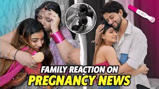 FAMILY REACTION ON PREGNANCY NEWS 😍  DIDI RONE LAGI 😭 [upl. by Llerat]