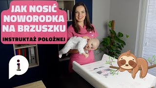 Jak nosić noworodka w pozycji quotleniwcaquot  instruktaż położnej [upl. by Baggett]