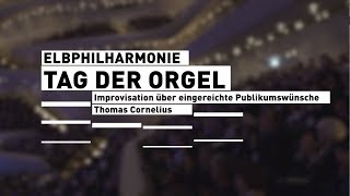 Elbphilharmonie  »Tag der Orgel« Improvisation von Thomas Cornelius [upl. by Emmalynne]