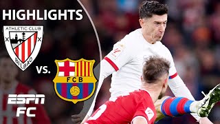 Athletic Club vs Barcelona  LALIGA Highlights  ESPN FC [upl. by Clardy]