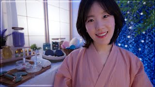 ASMR Relaxing Night in Private Hot Spring Spa 🍵🌿🫧 Personal Attention amp Roleplay [upl. by Erdnaed650]