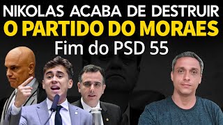 Urgente Nikolas Ferreira acaba de destruir o partido que protege o Moraes Fim do PSD 55 [upl. by Emyam543]