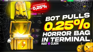 BOT PULLS 025 HORROR BAG IN TERMINAL [upl. by Mccormac330]