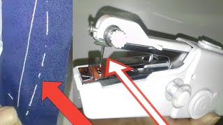 Mini Handheld Sewing Machine Repair And Needle Fixed [upl. by Adrahc]