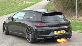 350 HP VW Scirocco with Straight Pipe  LOUDEST SCIROCCO EVER [upl. by Enamrahc]