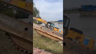 spil Cara naik keponton bang excavator excavatoramphibi [upl. by Chapen963]