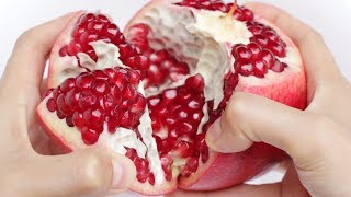 How to Eat Pomegranate  Best way to open a Pomegranate [upl. by Thea]