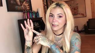 TATUAJE EN LA MANO Y DEDOS  MI EXPERIENCIA  VIDEO TATUÁNDOME  SOPHIE SUICIDE [upl. by Ardnaid302]