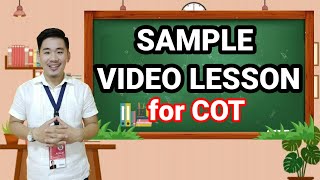 SAMPLE VIDEO LESSON IN ENGLISH 3  COT  QUARTER 3  HYPONYMS [upl. by Auhsoj]