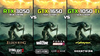 RTX 3050 vs GTX 1650 vs GTX 1050 Ti  Test In 8 Games [upl. by Eive922]