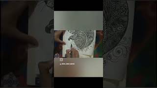 Mandala art ideas shorts art trending viral nature love relatable relaxing drawing shorts [upl. by Nosned]