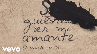 Camilo Sesto  ¿Quieres ser mi amante Lyric Video [upl. by Yrtnahc]