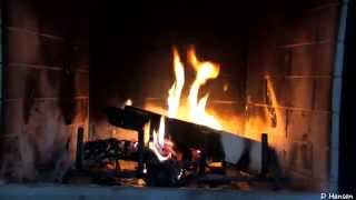 1 Hour Burning Logs in Fireplace in HD [upl. by Friedrich]