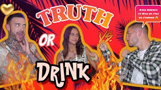 TRUTH OR DRINK avec AUDREY et WILL DE LÎLE DE LAMOUR🌴 ILS RÈGLENT LEURS COMPTES POUR DE BON😱 [upl. by Nomde116]