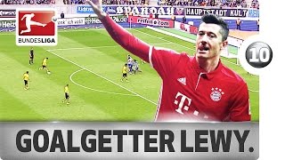 Robert Lewandowski  Top 10 Most Spectacular Bundesliga Goals [upl. by Ellened308]