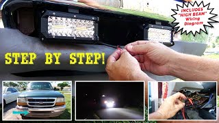 How To Wire Up amp Install LED Light Bars [upl. by Ranson735]