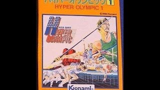 Hyper Olympic 1  MSX1  RC710  MSX 1 amp MSX 2 Konami Games [upl. by Ho]