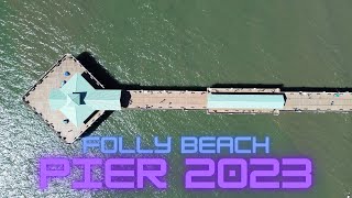 New Folly Beach Pier 2023 Folly Beach SC [upl. by Sutsugua]