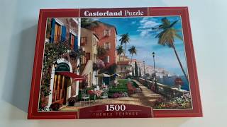 Puzzle Themed terrace Castorland 1500 [upl. by Elrebmik]