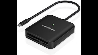 QUICKLOOK DriverGenius HB081 3 In 1 USB C Card Reader [upl. by Akeber]