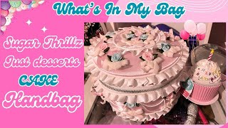 🎂 Whats In My Bag Dollskill  Sugar Thrillz  Just Desserts Crossbody Handbag [upl. by Dlanar647]