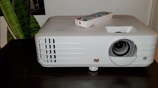 ViewSonic PX 701 4KHDR 240hz Projector Unboxing Setup with XboxSeriesX [upl. by Beard]