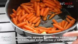 Zanahorias salteadas con mantequilla [upl. by Ramiah]