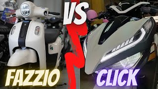 Yamaha Mio Fazzio vs Honda Click 125i Game Changer [upl. by Saibot]