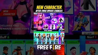 Ob45 Update New Character🤯🔥 Free Fire Best Character skill shorts trending freefire [upl. by Stormy219]