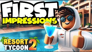 🌴 Roblox Tropical Resort Tycoon 2 Building Paradise Islands 🏝️  Lets Play and Explore [upl. by Yttak]