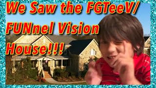 We drove by FGTEEVFUNnel Vision family house [upl. by Conlin]